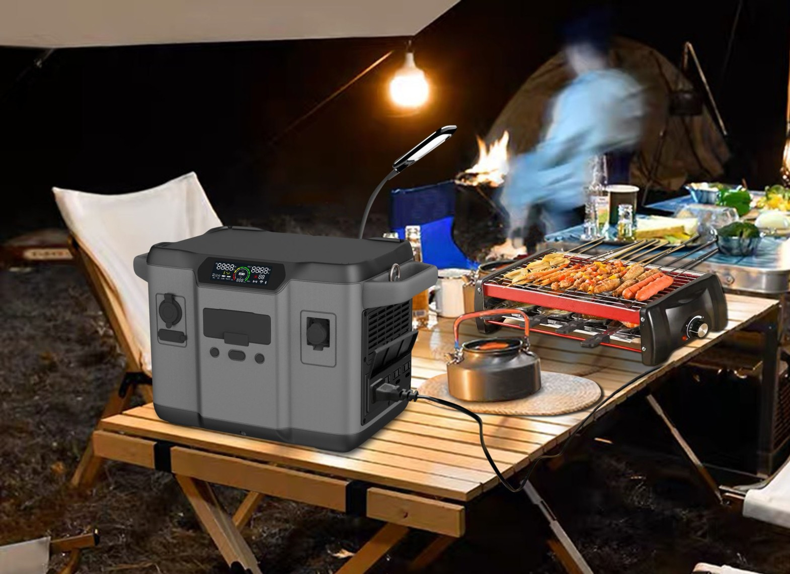 Gjenerator diellor 1200 W me performancë të lartë për karikim rezervë